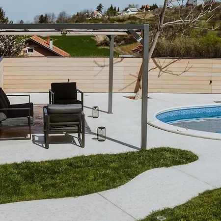 Chalet A Frame Pool House Novi Ledinci