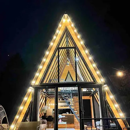 A Frame Pool House Chalet Novi Ledinci